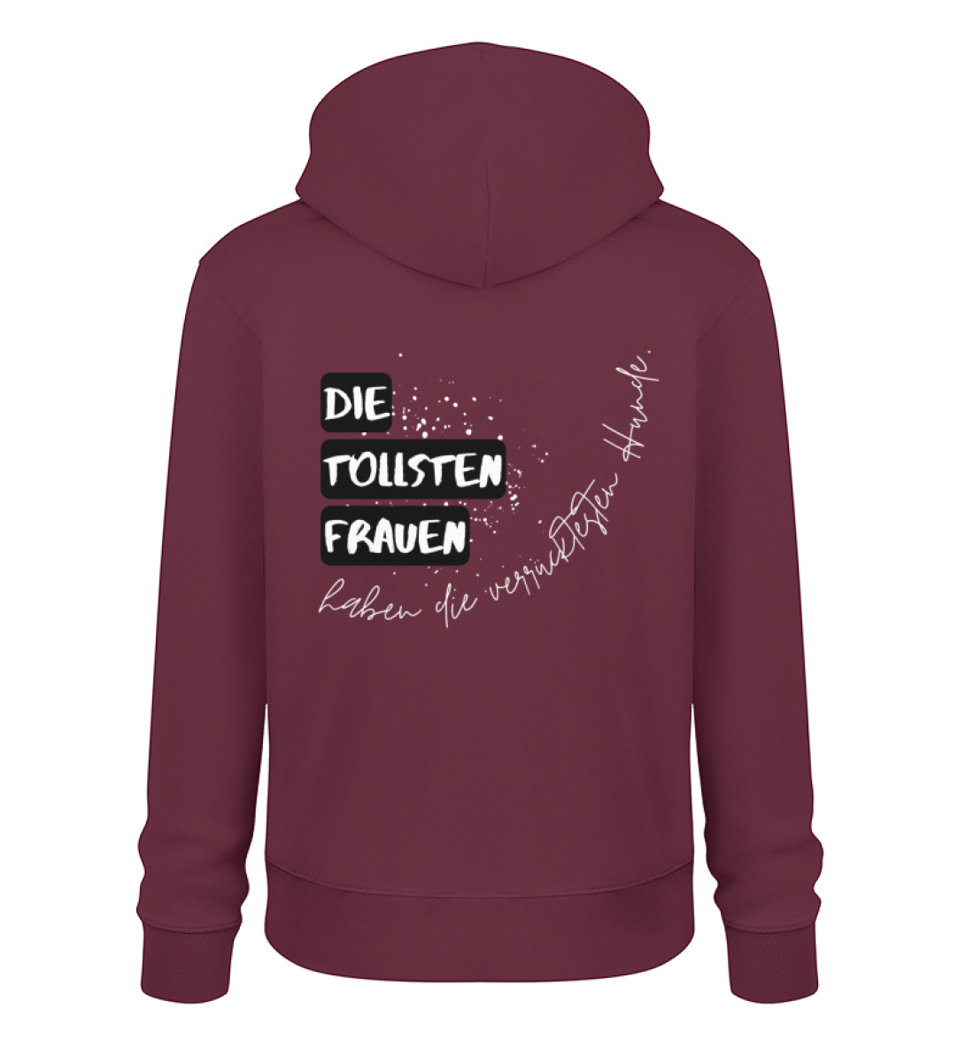 Hundeliebe - Die tollsten Frauen haben die verrücktesten Hunde - Unisex Organic Hoodie 2.0 ST/ST-839